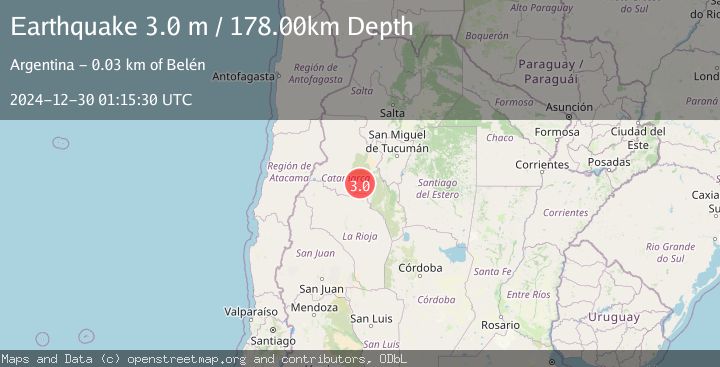 Map of CATAMARCA, ARGENTINA