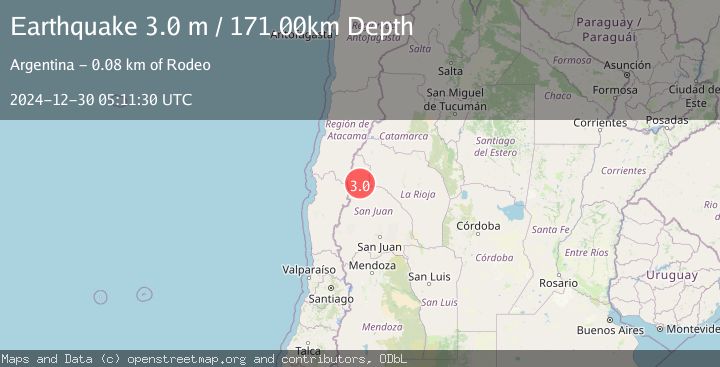 Map of SAN JUAN, ARGENTINA