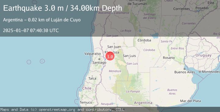 Map of MENDOZA, ARGENTINA