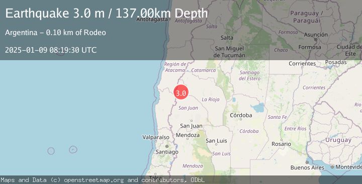 Map of SAN JUAN, ARGENTINA