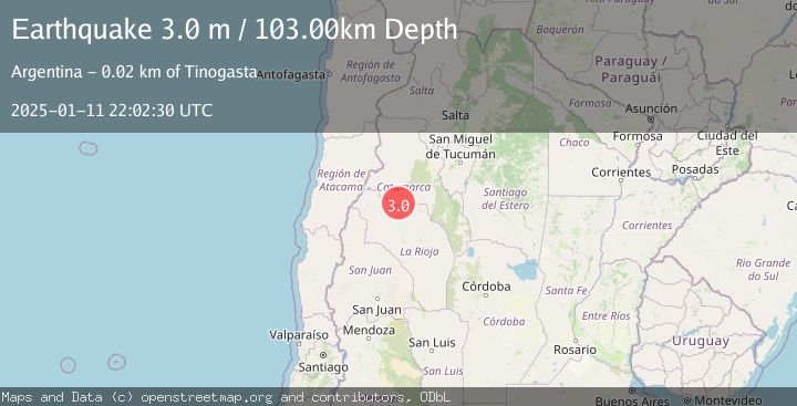 Map of CATAMARCA, ARGENTINA