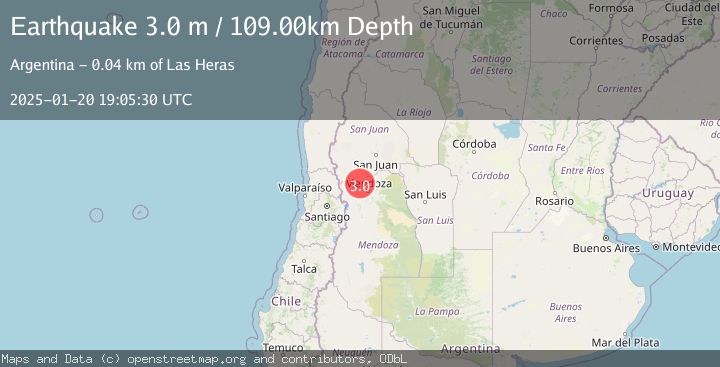 Map of MENDOZA, ARGENTINA