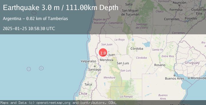 Map of SAN JUAN, ARGENTINA