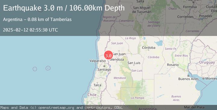 Map of SAN JUAN, ARGENTINA