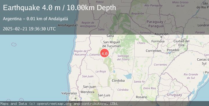 Map of CATAMARCA, ARGENTINA