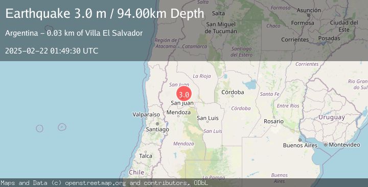 Map of SAN JUAN, ARGENTINA