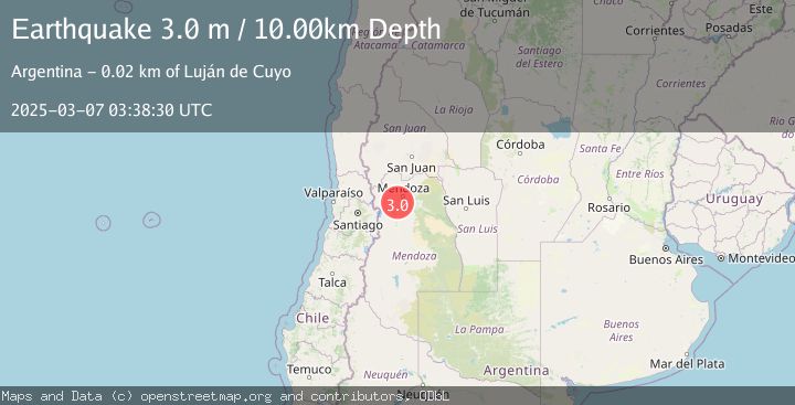 Map of MENDOZA, ARGENTINA