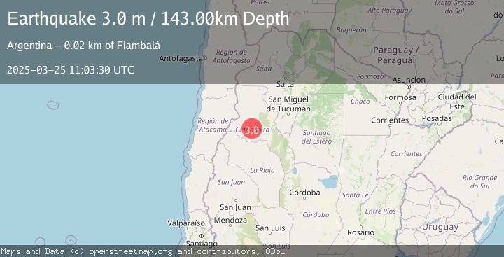Map of CATAMARCA, ARGENTINA