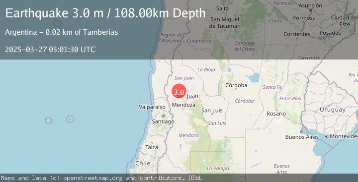 Map of SAN JUAN, ARGENTINA