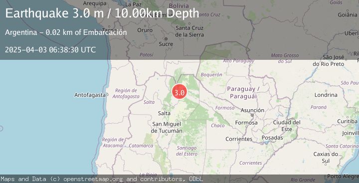 Map of SALTA, ARGENTINA