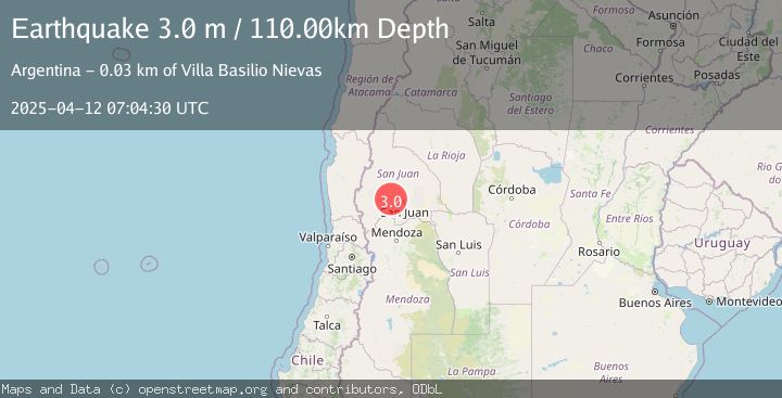 Map of SAN JUAN, ARGENTINA