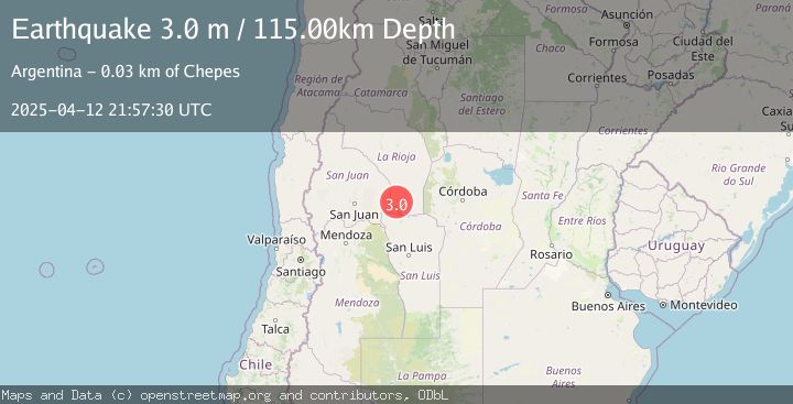 Map of LA RIOJA, ARGENTINA