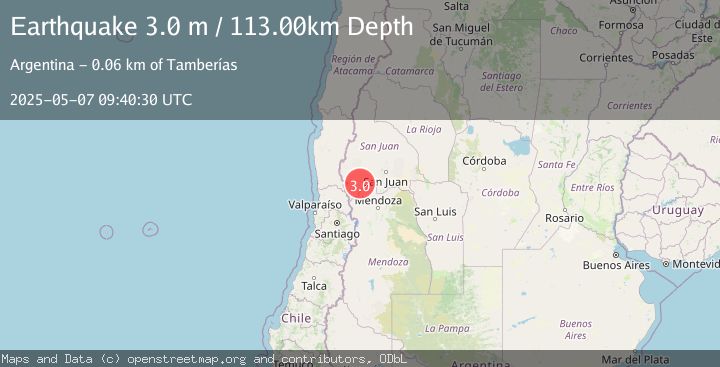 Map of SAN JUAN, ARGENTINA