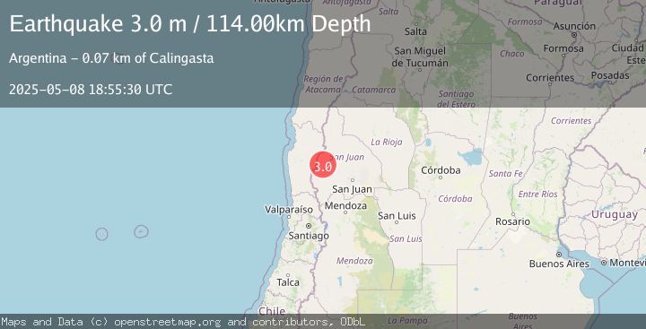 Map of SAN JUAN, ARGENTINA