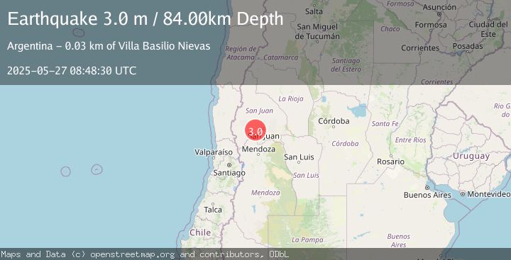 Map of SAN JUAN, ARGENTINA