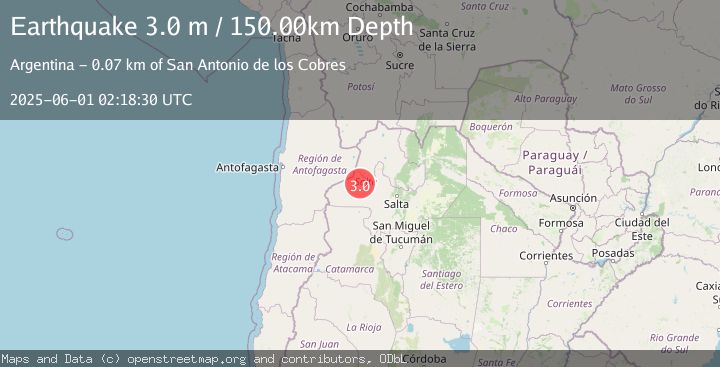 Map of SALTA, ARGENTINA