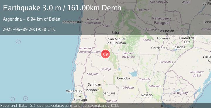 Map of CATAMARCA, ARGENTINA
