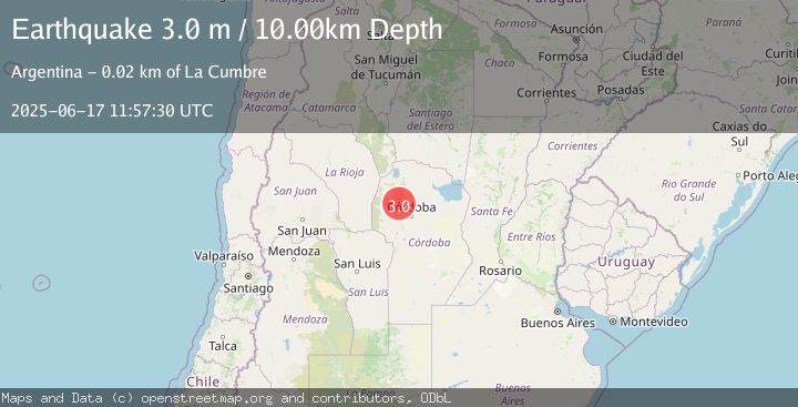 Map of CORDOBA, ARGENTINA