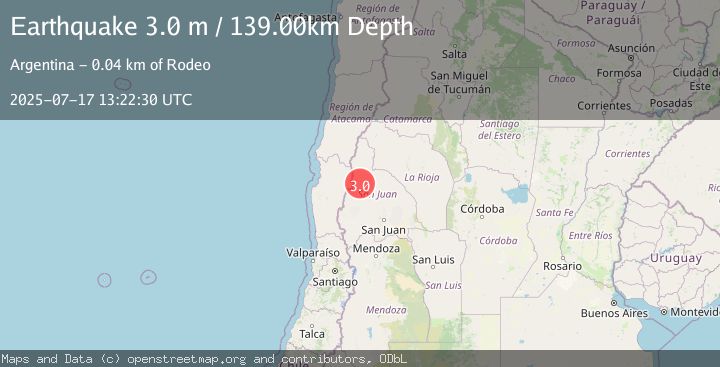Map of SAN JUAN, ARGENTINA