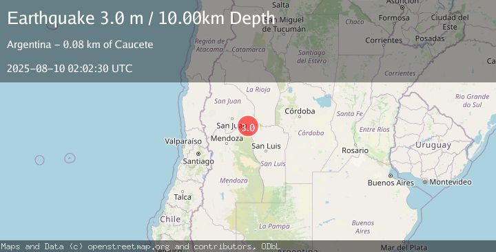 Map of SAN JUAN, ARGENTINA