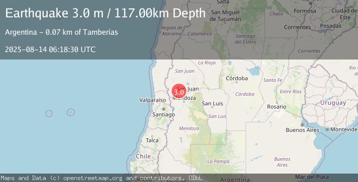 Map of MENDOZA, ARGENTINA