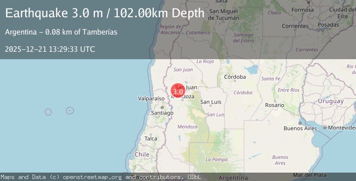 Map of MENDOZA, ARGENTINA
