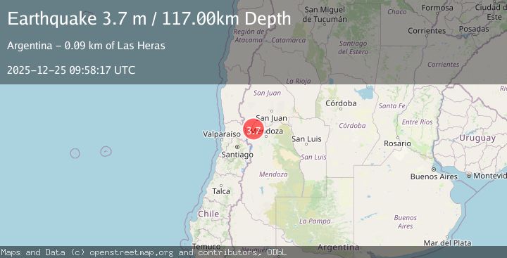 Map of MENDOZA, ARGENTINA