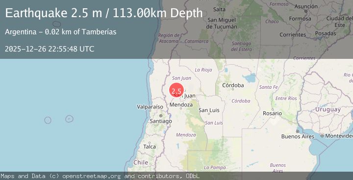 Map of SAN JUAN, ARGENTINA