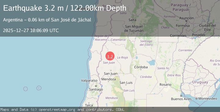 Map of SAN JUAN, ARGENTINA