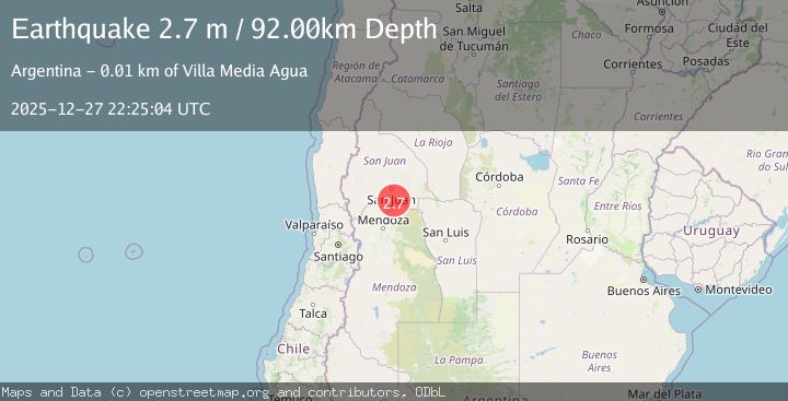 Map of SAN JUAN, ARGENTINA