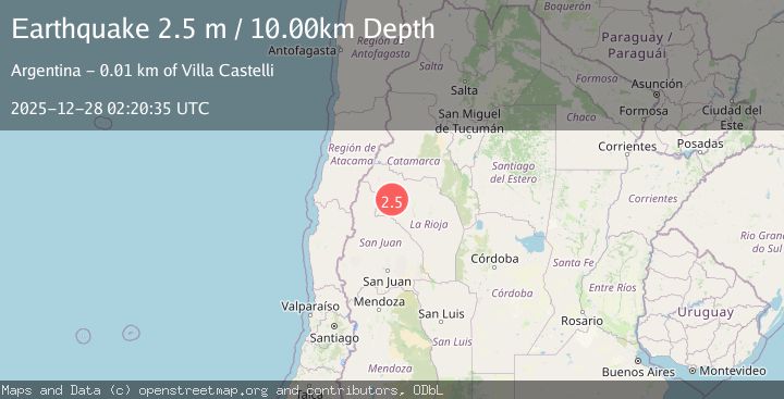 Map of LA RIOJA, ARGENTINA