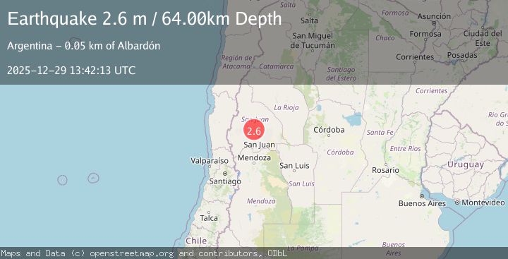Map of SAN JUAN, ARGENTINA