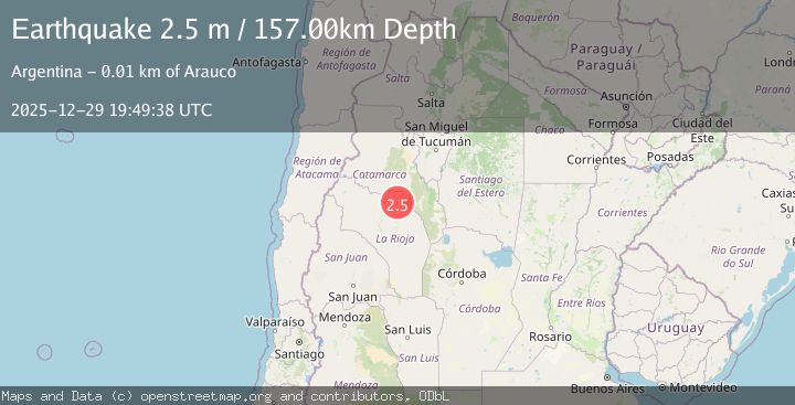 Map of LA RIOJA, ARGENTINA