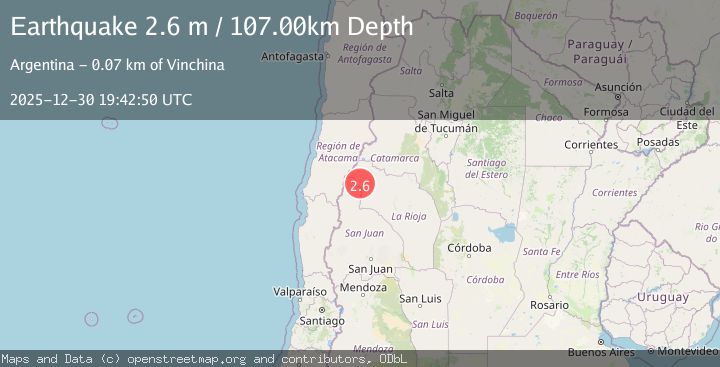 Map of LA RIOJA, ARGENTINA