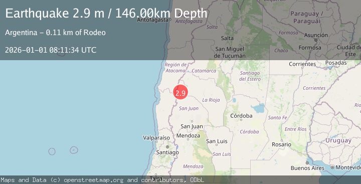 Map of SAN JUAN, ARGENTINA