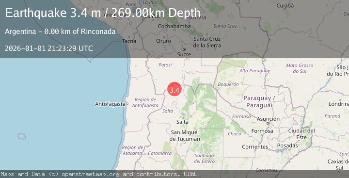 Map of JUJUY, ARGENTINA