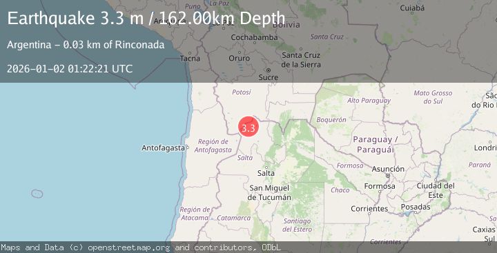 Map of JUJUY, ARGENTINA
