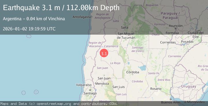 Map of LA RIOJA, ARGENTINA