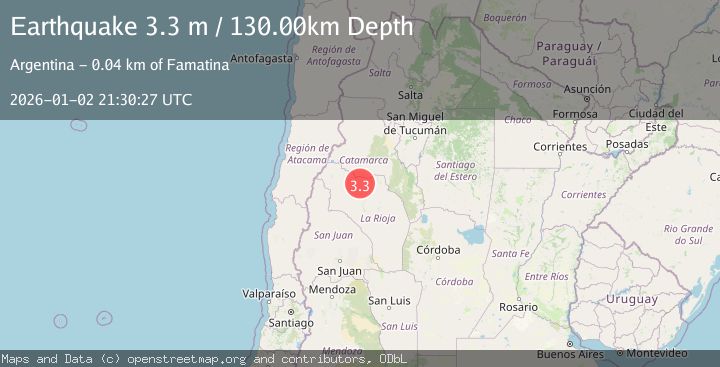 Map of LA RIOJA, ARGENTINA