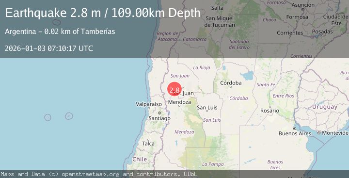 Map of SAN JUAN, ARGENTINA