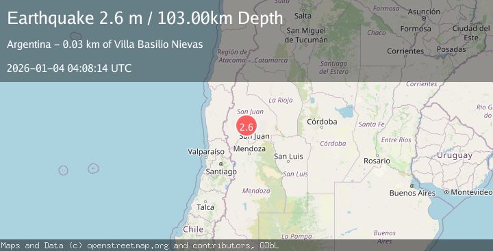 Map of SAN JUAN, ARGENTINA