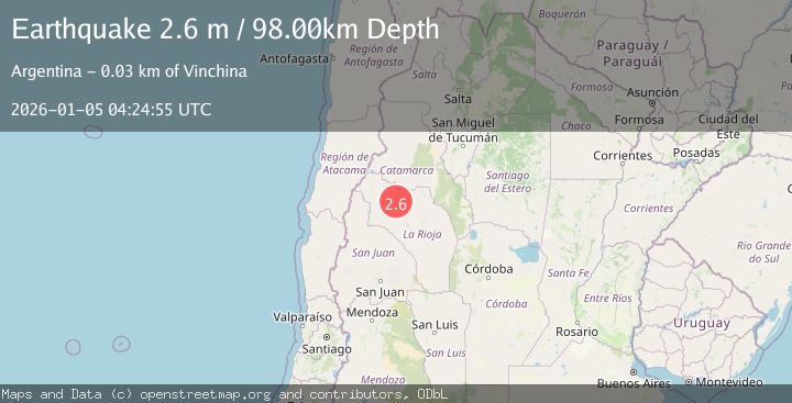 Map of LA RIOJA, ARGENTINA