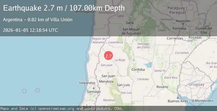 Map of LA RIOJA, ARGENTINA