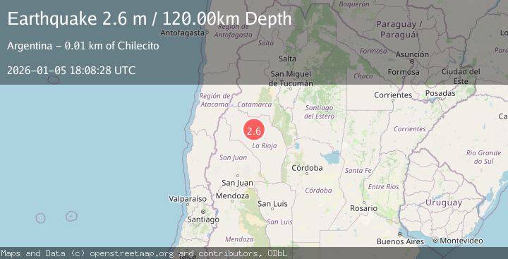 Map of LA RIOJA, ARGENTINA