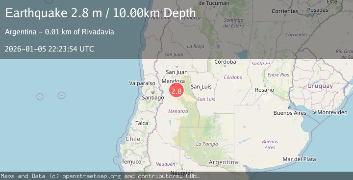 Map of MENDOZA, ARGENTINA