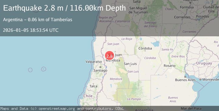Map of SAN JUAN, ARGENTINA