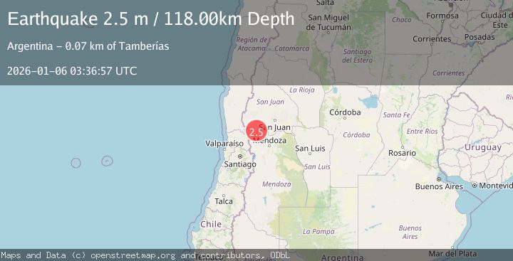 Map of SAN JUAN, ARGENTINA