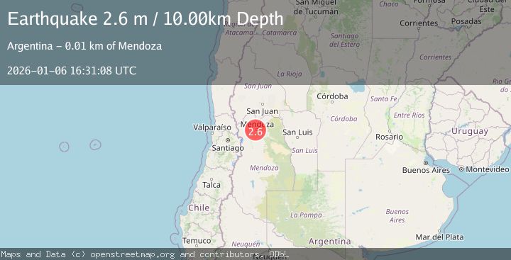 Map of MENDOZA, ARGENTINA