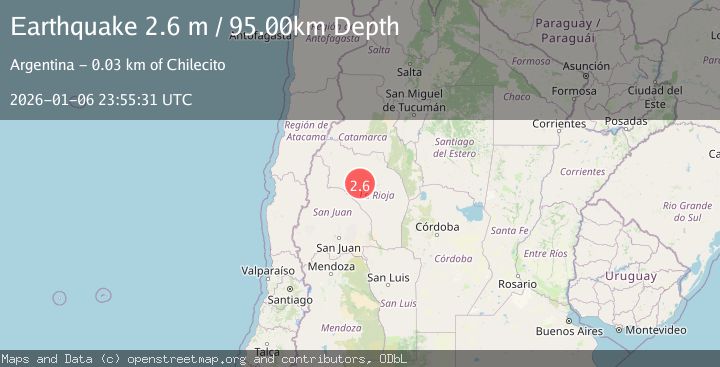 Map of LA RIOJA, ARGENTINA