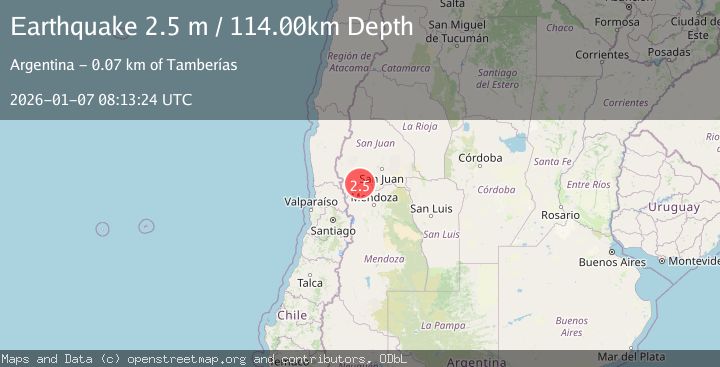 Map of MENDOZA, ARGENTINA